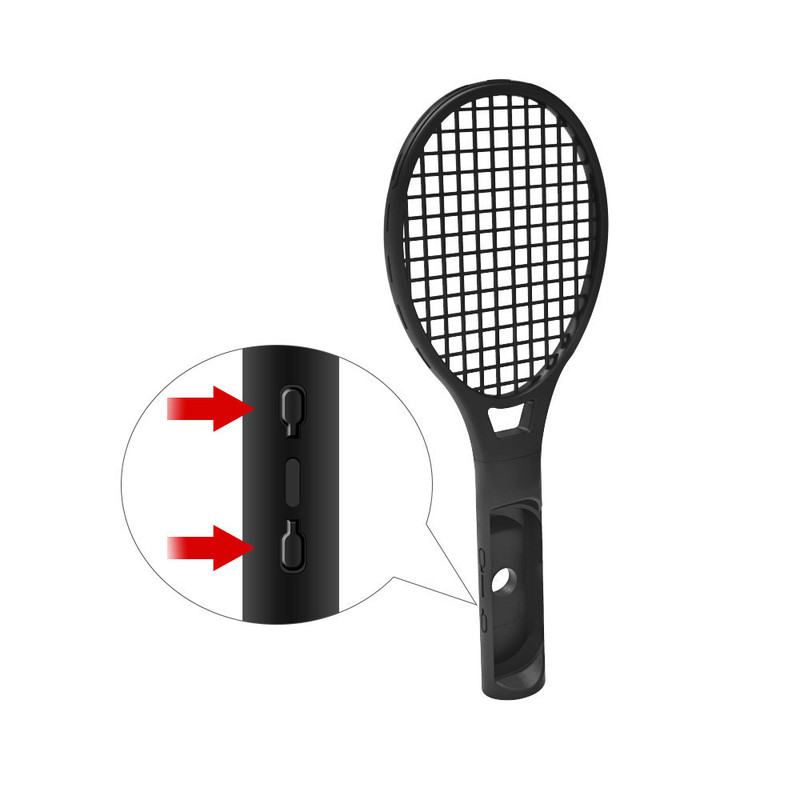 2pcs/set Mini Game Peripherals Mario Tennis Racket for Nintendo Switch Controller Gamepad Joystick Joycon Accessories