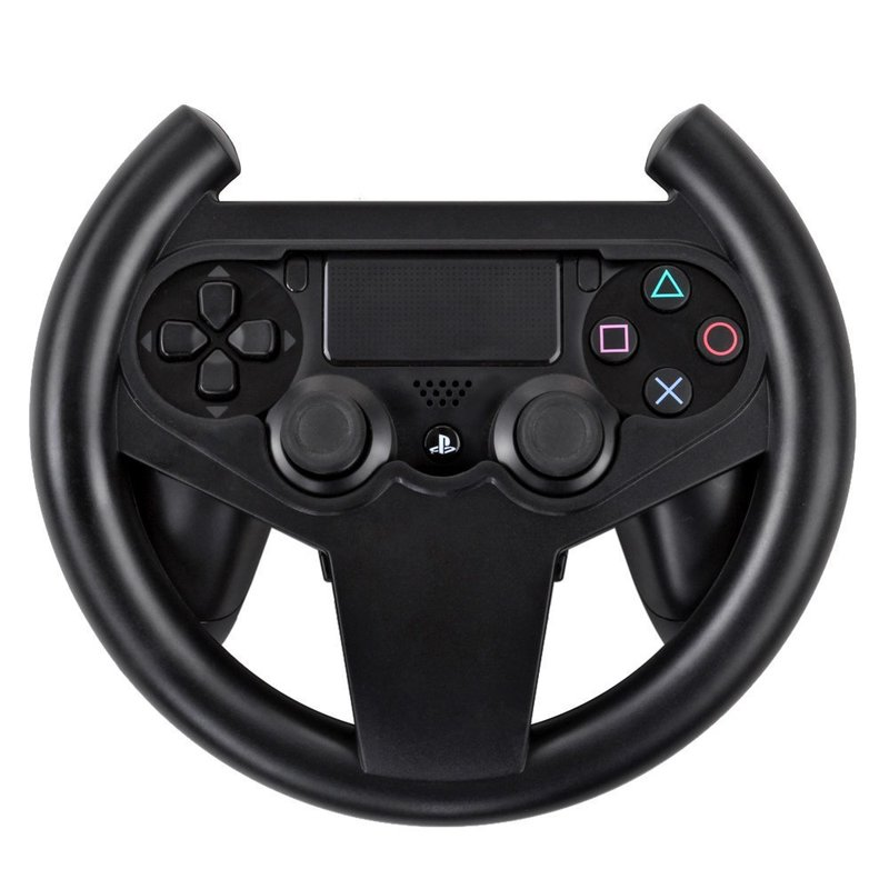 ABS Plastic Racing Steering Wheel Controller for P4 Game Accessories Gaming Wheels For P4 Console Camepad Stick Grip