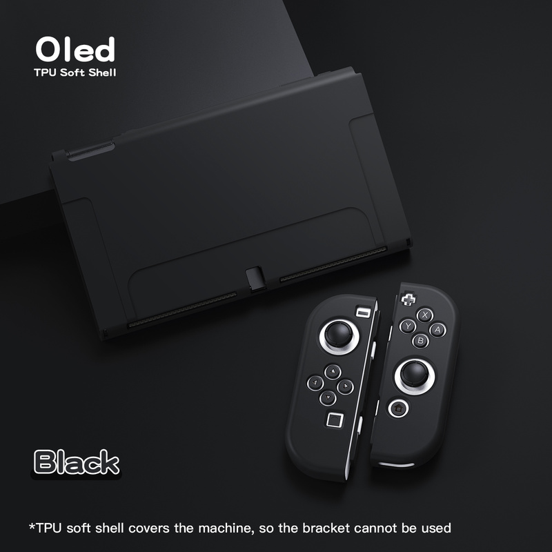 Flosted TPU Soft Protective Cases For Switch Oled Console Case Skin Shell Cover Gamepas Video Games Accessories for Switch OLED