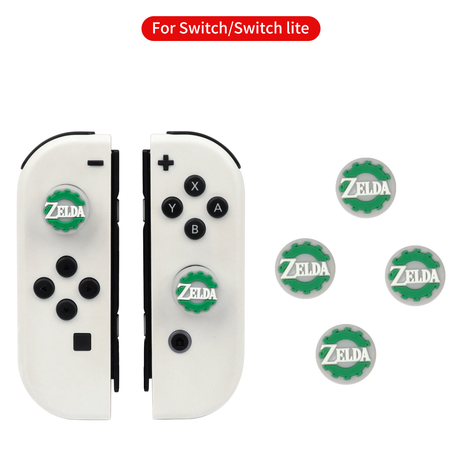 RALAN New Zelda thumbstick switch silicone thumb grips protect NS lite