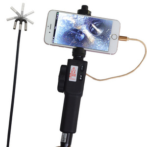 Portable 2-way articulating flexible borescope 5.5mm Articulating  Video camera diagnostic machine for all cars Endoscope