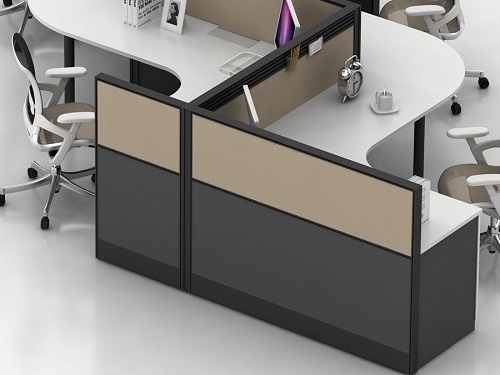 office partitions curved 3 person furniture table work bench workstation 6 people cubicle desk workbench with shelves