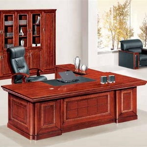 big wooden antique wooden executive ceo boss escritorio de oficina gerencial executive office table desk set