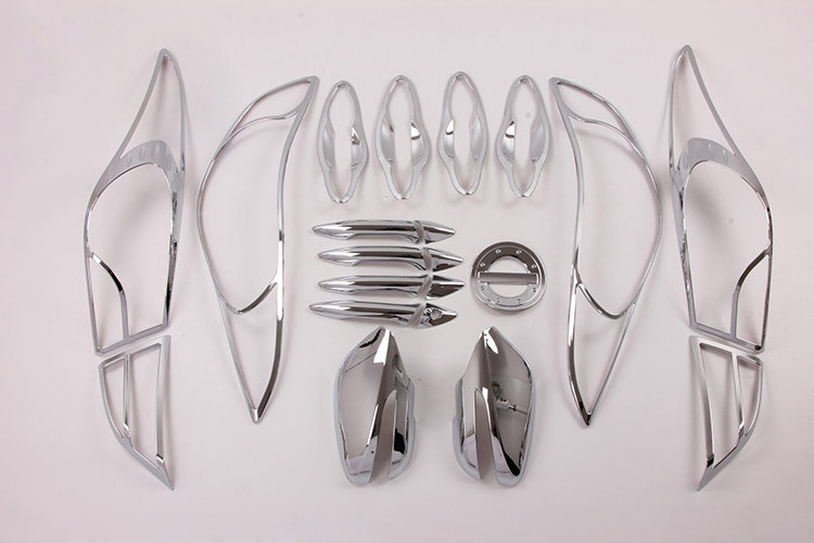 New Complete Sets Full Sets ELANTRA 2012 body kit Chrome Decoration Kit For Hyundai ELANTRA 2012 accessories for car