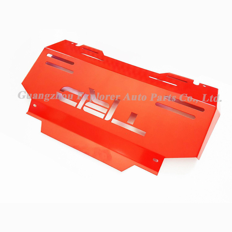 Skid Plate for Toyota Hilux Revo Fortuner Auto Exterior Accessories Red Bash Plate Cover Engine Protecting Engine Guard