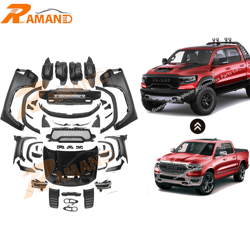 Wholesale Body Parts for Ram 1500 2019-2023 Upgrade to Ram TRX Accessories Modified Parts for Dodge Ram Body Kit