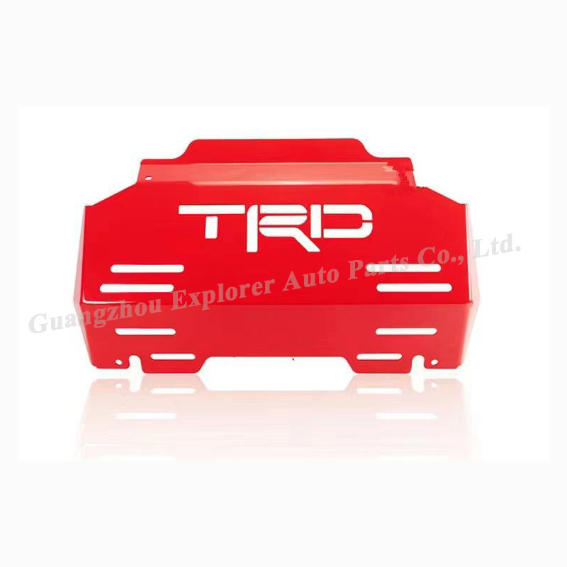 Skid Plate for Toyota Hilux Revo Fortuner Auto Exterior Accessories Red Bash Plate Cover Engine Protecting Engine Guard