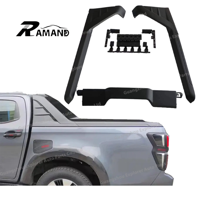 Black Anti Sport Bar for Dmax 2021 2022 2023 ABS Plastic Waterproof Pickup Roll Bar for Isuzu D Max