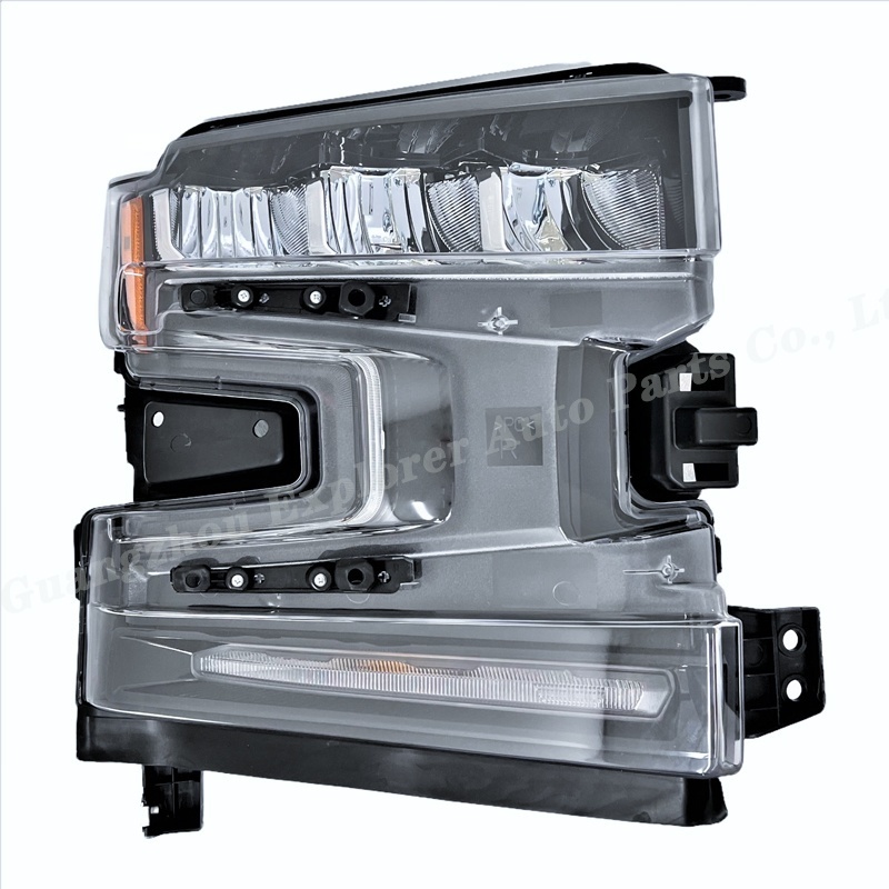 For 2019 2020 2021 Chevrolet Silverado 1500 LED Headlight Set 84621850 LH RH Pair