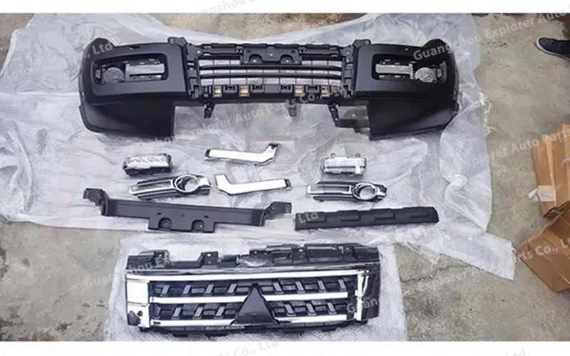 Wholesales Conversion Kits for Pajero 2012-2018 Upgrade to 2020 Auto Part Accessories for Mitsubishi Pajero Facelift Bodykit