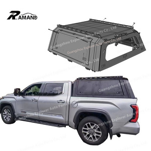 Hard Aluminium Pickup Canopy for Tundra 2013-2023 Truck Camper Canopy Accessories for 2023 Tundra