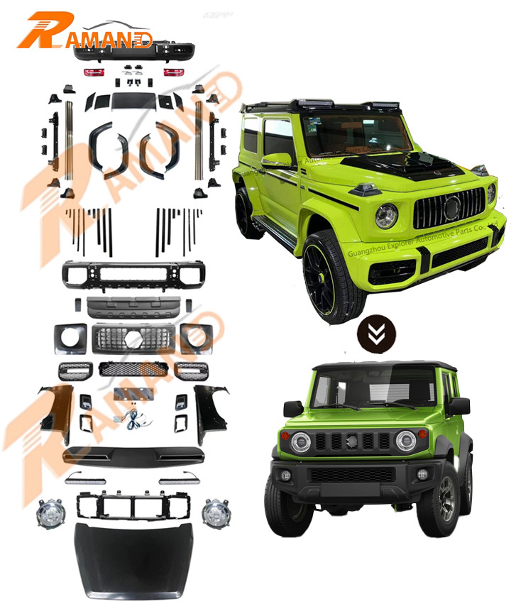 RAMAND Body Kits for Jimny Upgrade to G63 Full Set for Suzuki Jimny JB74 Brabus Body Kit