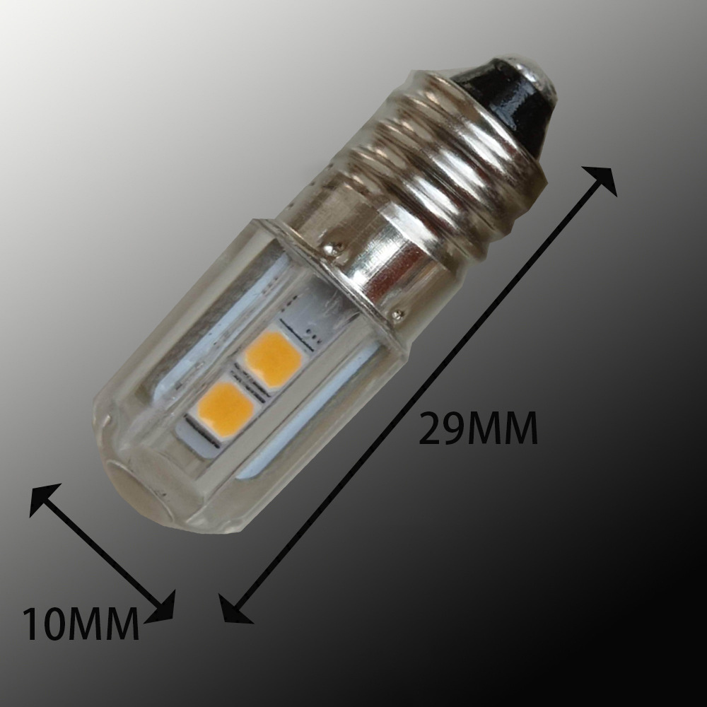 E10 base 24V warm LED Bulb Flashlight DC4.5V 3V LED E10 4.5V LED Bulb E10 6V blue led DC4.5V E10 12V Indicator bulb 18V E10 24V