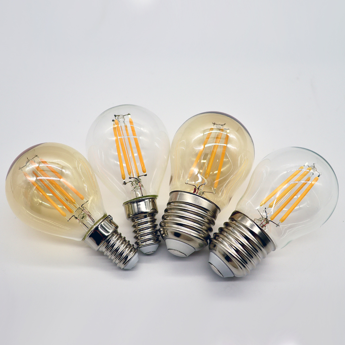 8 Pcs 220V Gold Glass E14 Bombilla Led Light Bulb 4W G45 Retro Edison Filament Bulb Bombillas Vintage Lamp Inner Decoration