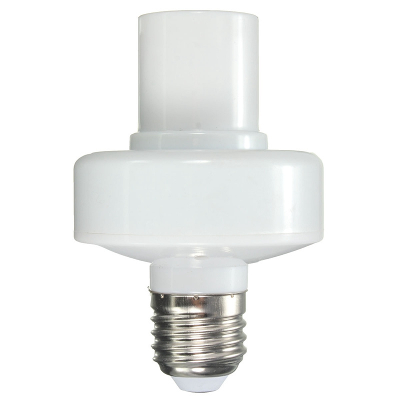 Durable E27 Screw Wireless Remote Control Light Lamp Bulb Holder Cap Socket Switch New On Off