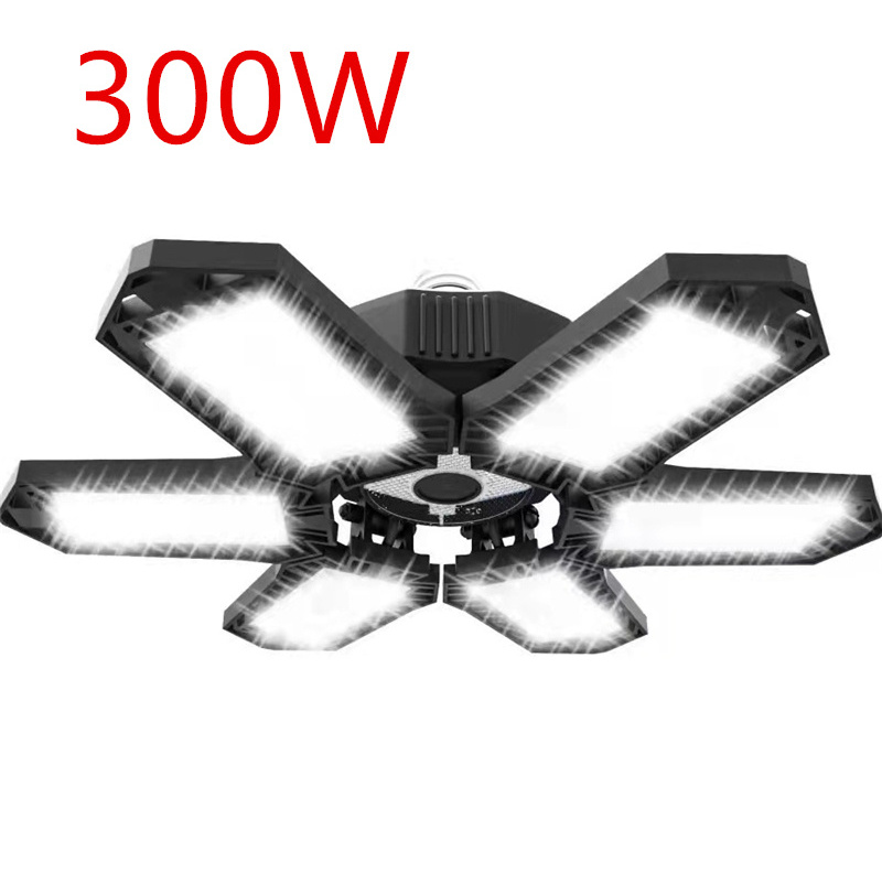 Folding Garage Lighting 80W 100W 200W 300W LED Light B22 E26 E27 E39 E40 Ceiling Lamp LED High Bay Lights UFO Deformable Bulb