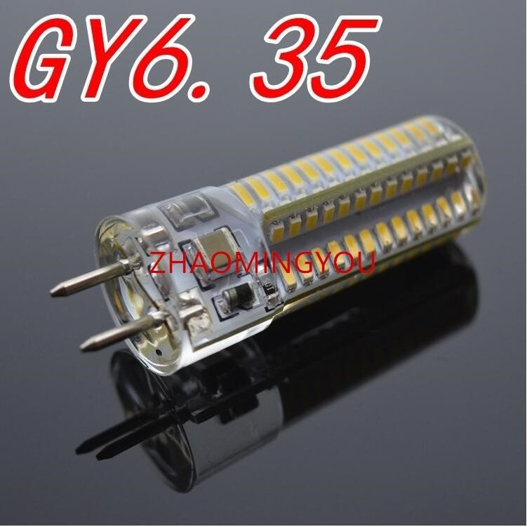 DIMMABLE GY6.35 3014SMD LED Lamps 110V 220V 12V 7W 9W 12W 15W Corn Light Bulb Droplight Chandelier