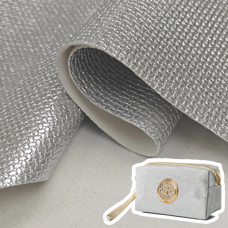 Free samples customized leather fabric embossing Leather - Professional PU Leather for bag