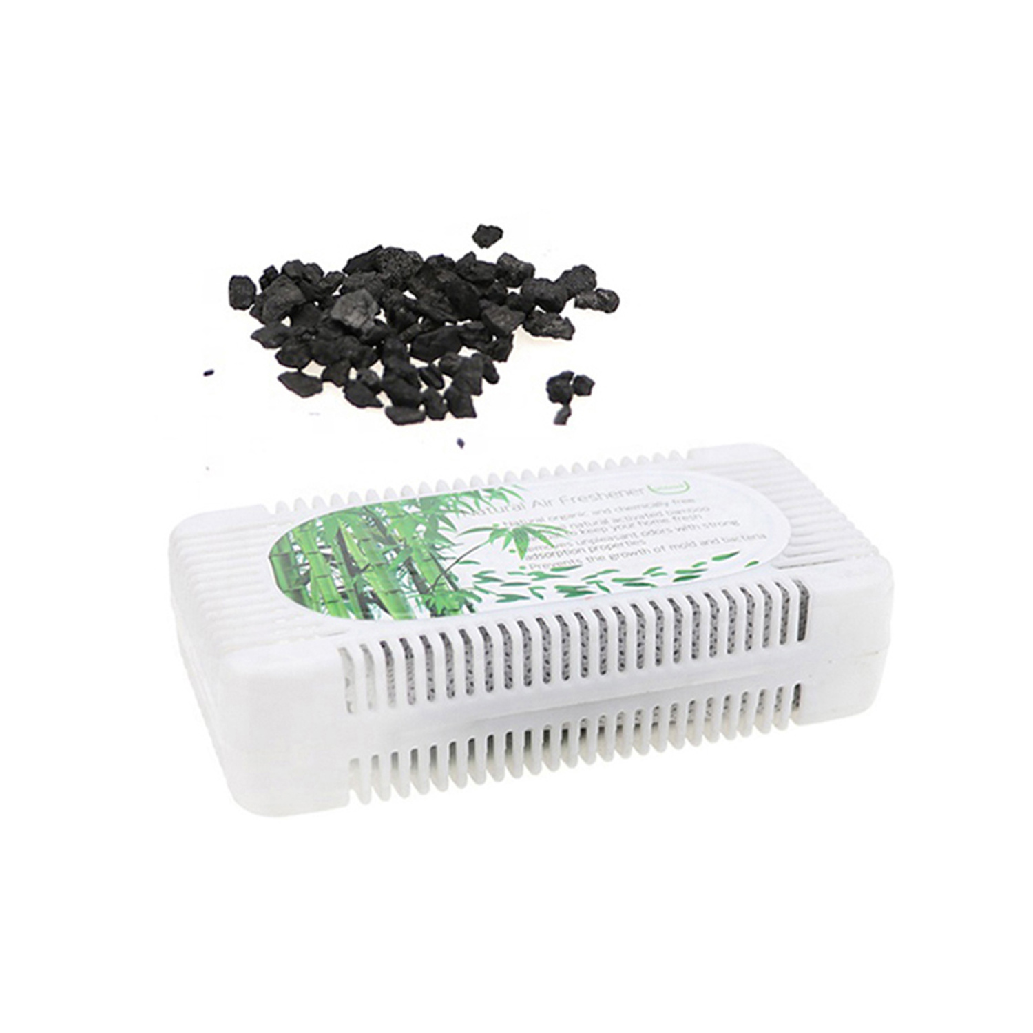 Newly Refillable Deodorant Air Purifying Odor Eliminator Box Activated Bamboo Charcoal Deodorizer