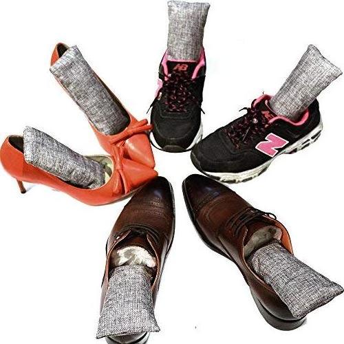 High Quality Car Shoes Home Activated Odor Absorber Breathe Green Bamboo Charcoal Odor Eliminator Bag