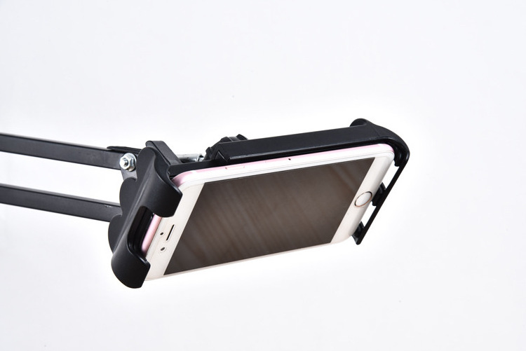 New 360 Rotation Folding Lazy Tablet and Phone Mount Bracket Holder Extendable clamp for 4-5.5 inches cell phones