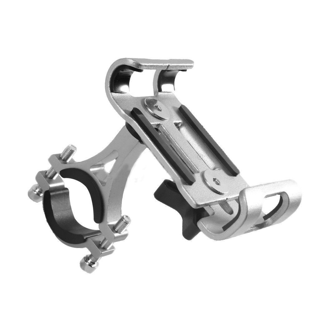 Aluminum Material Mountain Bike Adjustable Handlebar Bracket Support Holder for Mobile Phone