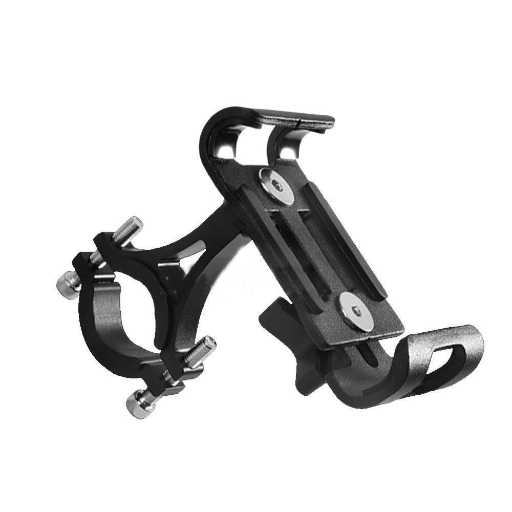 Aluminum Material Mountain Bike Adjustable Handlebar Bracket Support Holder for Mobile Phone