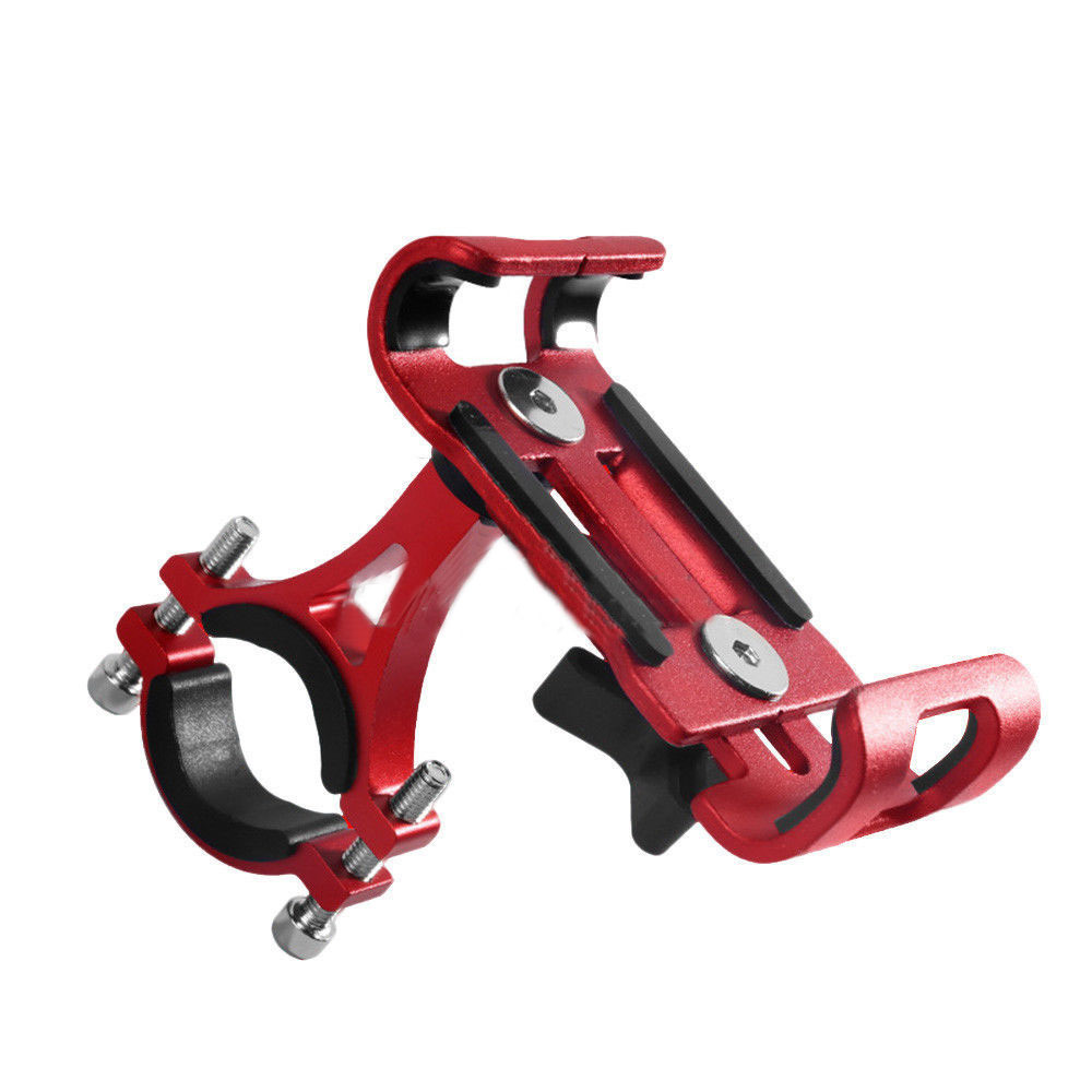 Aluminum Material Mountain Bike Adjustable Handlebar Bracket Support Holder for Mobile Phone