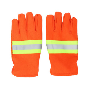 Flame Retardant Fire Protection Gloves Firemen's Clothing Gloves Waterproof Antiskid Thickened Heat Insulation Work Gloves