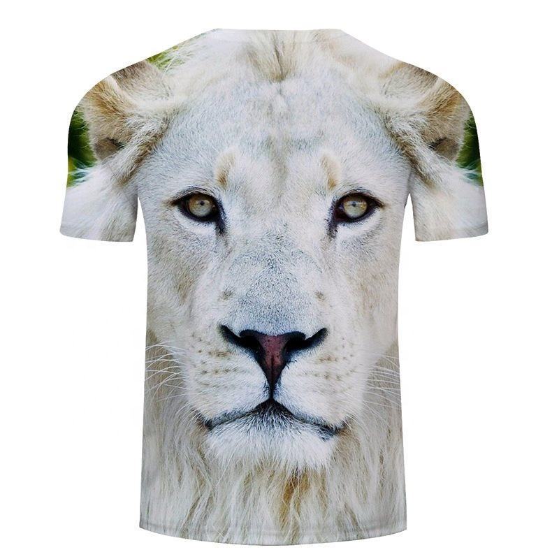 All Over Printing T-shirt 3D-Tiger Sublimation Personalized T-Shirt For Men Graphic Design Your Own-Design T Shirt