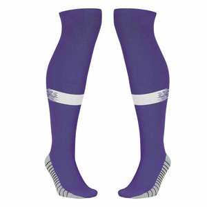 Wholesale Outdoor Sports Socks Anti Slip Custom Soccer Socks Long Custom Logo Cotton Spandex Made Football Socks