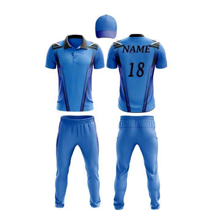 Custom Design Your Own Cricket Uniform Team Cricket Training Jersey & Shorts  Uniform Sets