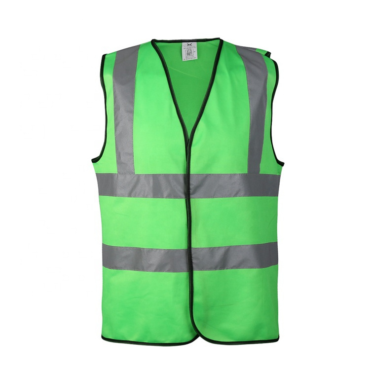 Mesh Hook Loop Safety Vest Security Vest Work Hi Vis Reflective Vests Hot in China Yellow Orange OEM Customized PVC Logo Fabric