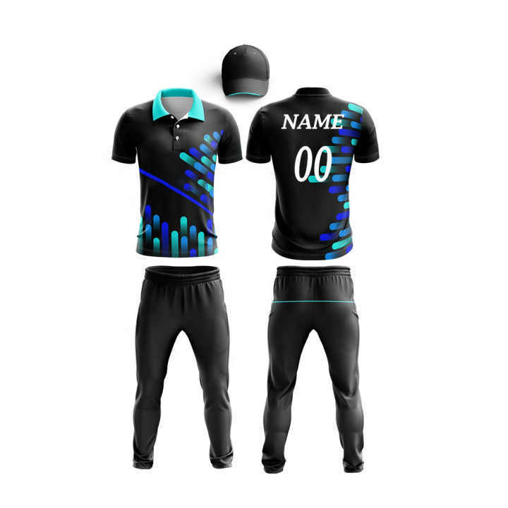 Custom Made College Team New Sublimation Cricket Jersey Pattern Man Team Cricket Uniform Set