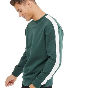 New Fashion 2024 Best Selling Wholesale Classic Fit Plain Pullover Oversized Men Round Neck Sweatshirt