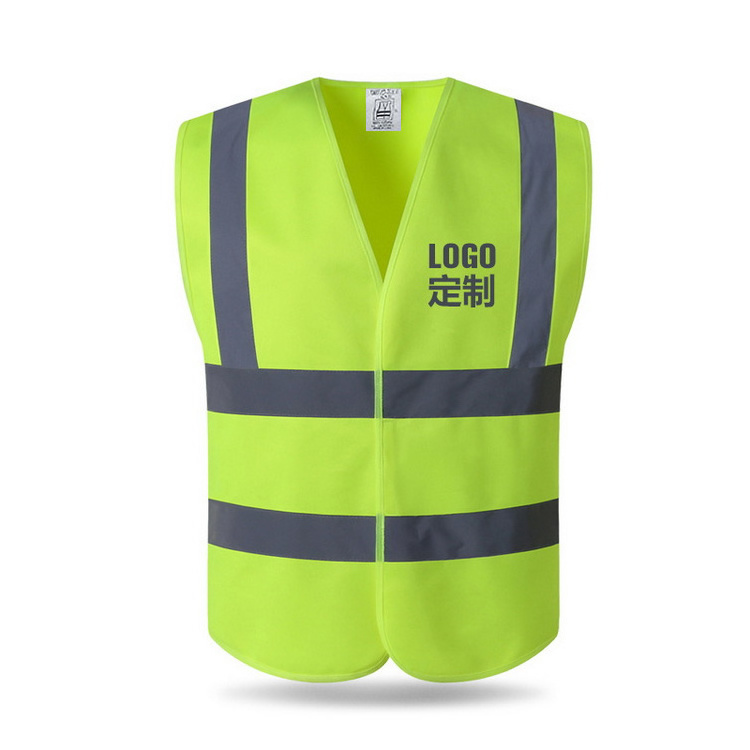 Wholesale Reflective Custom Logo Safety Vest safety with Pockets Class 2 High Visibility High Quality Safety Vest