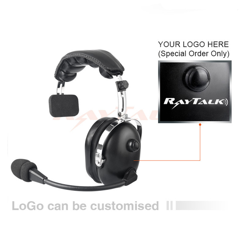 Over-the-head Single muff Headset For Hytera Walkie Talkie Headset