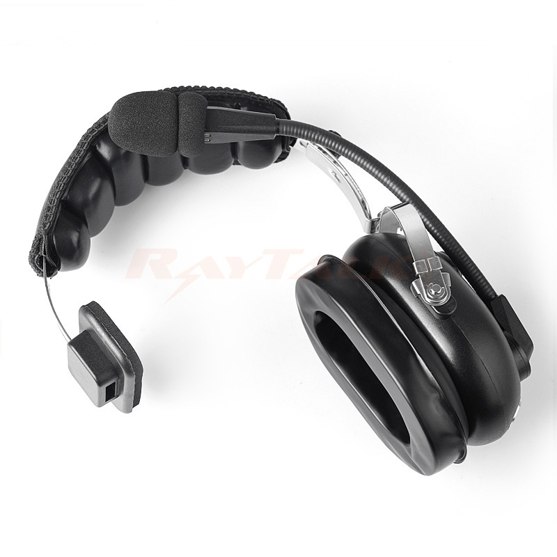 Over-the-head Single muff Headset For Hytera Walkie Talkie Headset