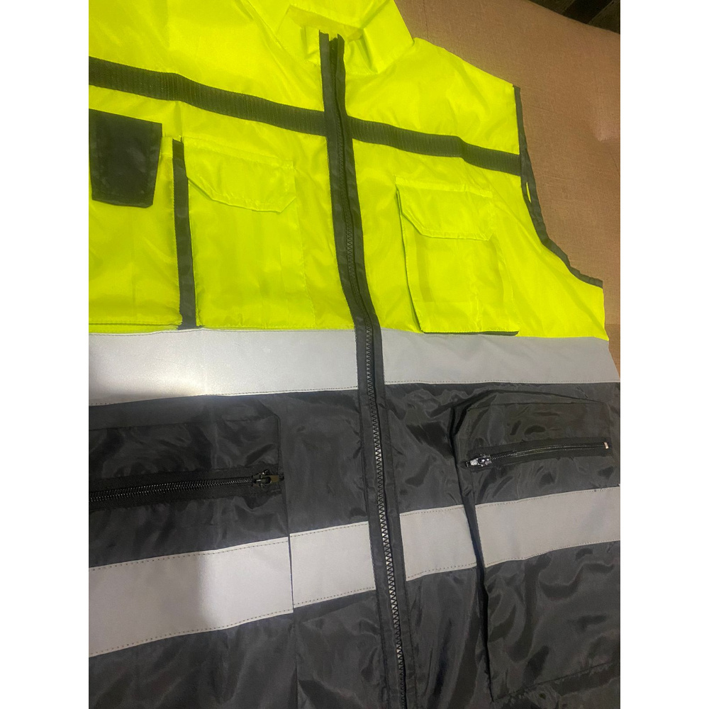 RLI Reflective safety vest with pockets Security jackets and vests 4 pockets Safety reflector vest