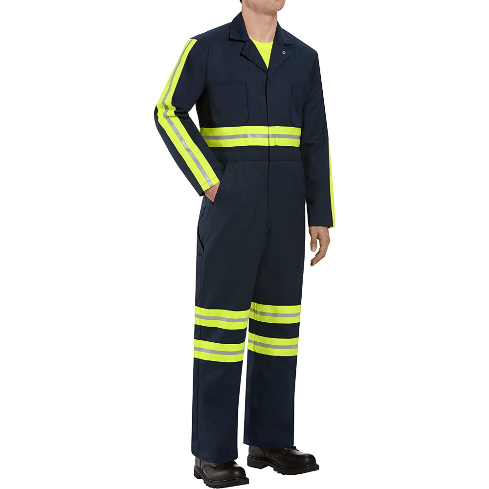 Premium Quality FR Cotton Work Safety Coverall NFPA 2112 Fire Retardant Clothes FRC Clothing