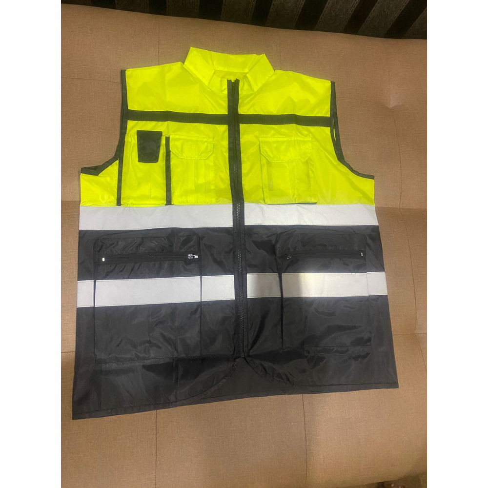 RLI Reflective safety vest with pockets Security jackets and vests 4 pockets Safety reflector vest