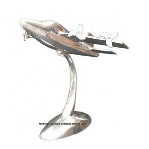 Aluminium Decorative Airplane Model Desktop Decoration Children Toys Birthday Gift Home Decoration