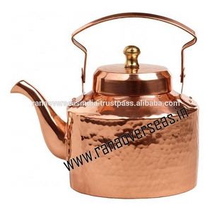 Hotel, Restaurant Home Kitchen ,Office Tea And Milk Serving Copper Hammerred Tea Kettle Pot