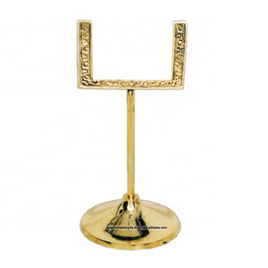 Brass Metal Place Card Table Menu Holders Stand for Caterers , Restaurant , Party & Hotels