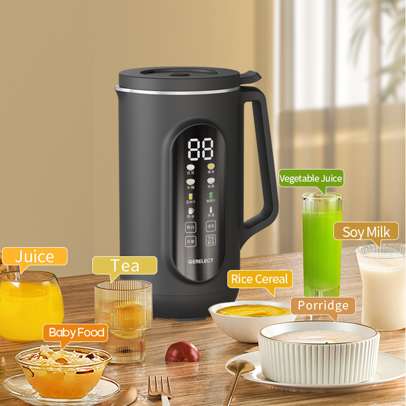 800Ml 1500Ml Smart Heating Blender Soybean Nuts Almond Milk Maker Food Processor 10 Blades Mini Soybean Milk Machines