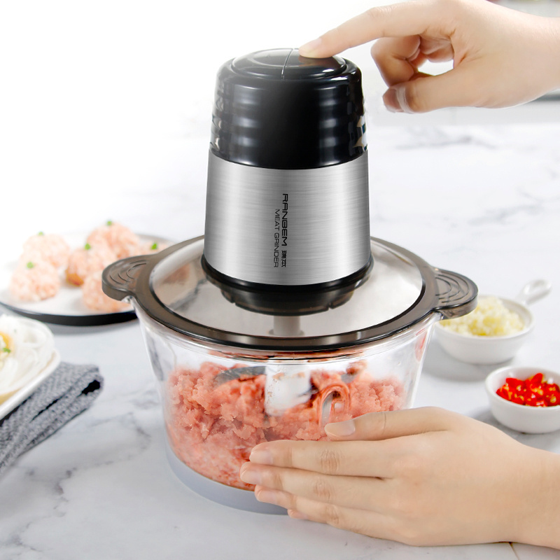 2 L professional electric food chopper meat grinder meat processor