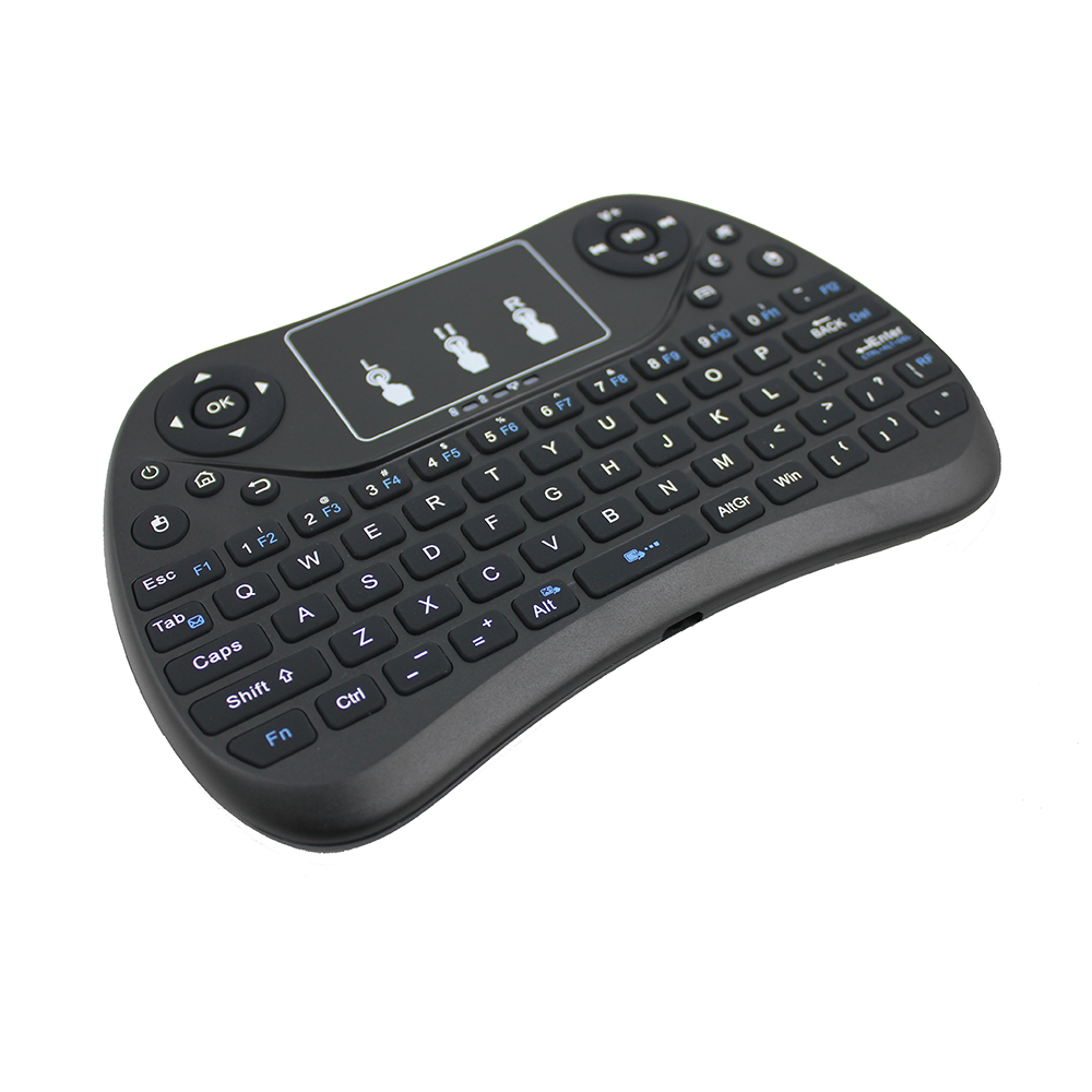 Rechargeable 2.4 GHz Wireless BT Backlit Air Mouse T2 Mini Keyboard