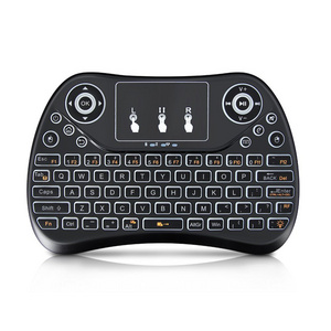 Rechargeable 2.4 GHz Wireless BT Backlit Air Mouse T2 Mini Keyboard