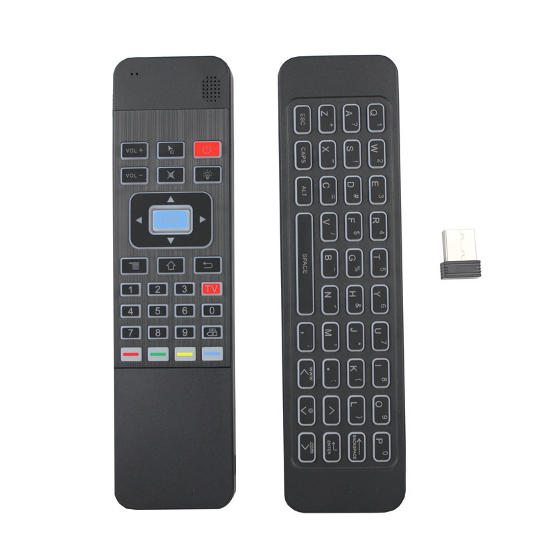 Backlit Mini Wireless Keyboard and Mouse for sharp and hisense Smart TV