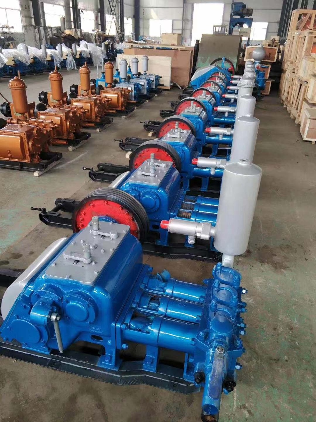 Bw450 Horizontal Three Cylinder Reciprocating Single Acting Piston Pump for Water and Mining Drilling